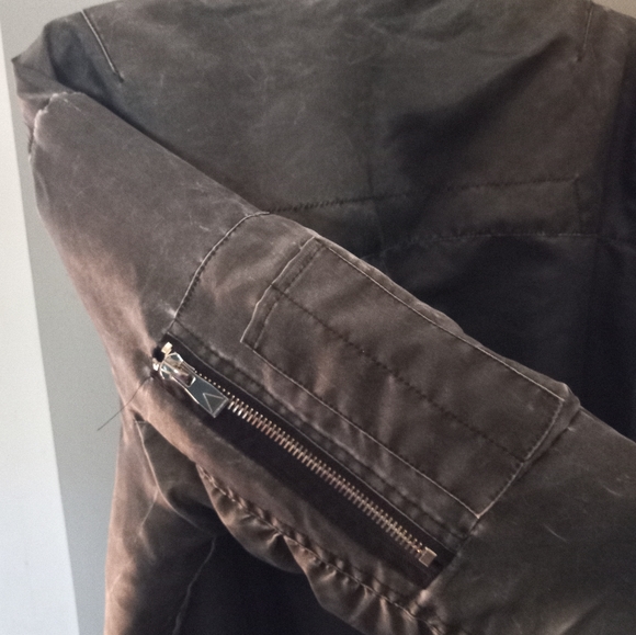 Eleven Paris stonewash Grey Bis Bomber Jacket sz L, Retro, urban - Picture 5 of 7